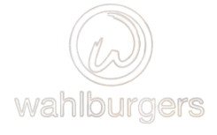 Wahlburgers white logo