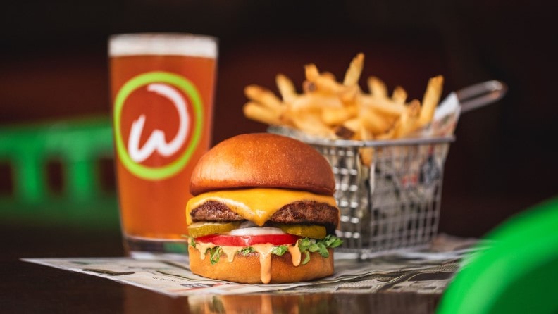 Wahlburgers Burger, Beer, Fries