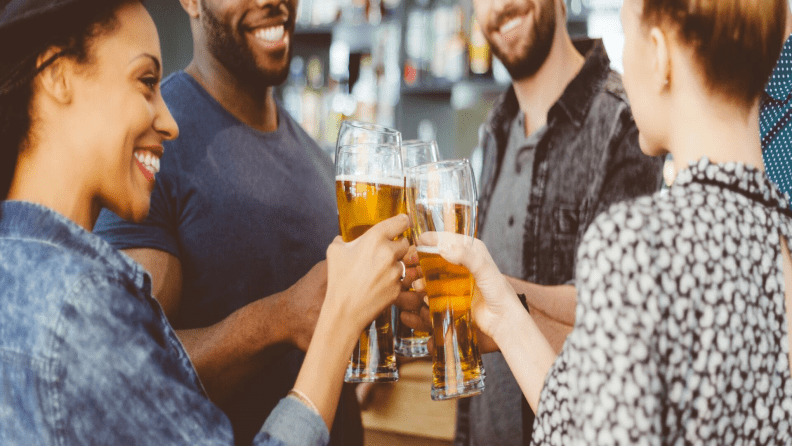 beer with friends