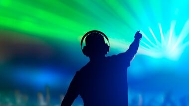 DJ playing at Party