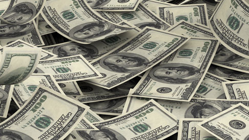 pile of cash